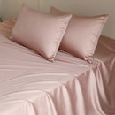 Axyaa Mulberry Silk Bed Sheet Set Queen King Ultra Soft High End Bedding
