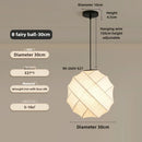 Axyaa Soft Glow Silk Fabric LED Pendant Chandelier for Dining Bedroom Loft