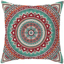 Axyaa Mandala Print Square Pillowcase - Home Decor Cushion Cover