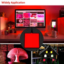 Axyaa 10x10cm EL Panel Light: 3 Modes - Stay on/Slow Flash/Fast Flash for Cosplay & E-sports