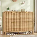 Axyaa 4-Drawer Wooden Shoe Organizer for Entryway Storage