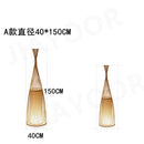 Axyaa Classic Bamboo Weave Floor Lamp LED Fixture