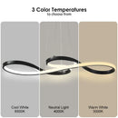 Axyaa LED Cord Pendant Chandelier Lighting - Nordic Style Bedroom Lamp, 48w Fixtures