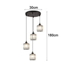 Axyaa Crystal Chandelier Ceiling Light Luxury Modern Pendant Lamp Living Room Bedroom Lighting