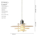 Axyaa Nordic Designer Saucer Chandelier for Dining and Study Room Lighting