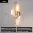 Axyaa Tricolor Acrylic LED Wall Sconces for Living Room & Hotel Hallway