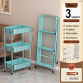 Axyaa Floor-to-Ceiling Multi-layer Service Cart for Kitchen Storage