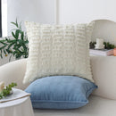 Axyaa Cream Decorative Pillow Cover - Nordic Style Living Room Cushion