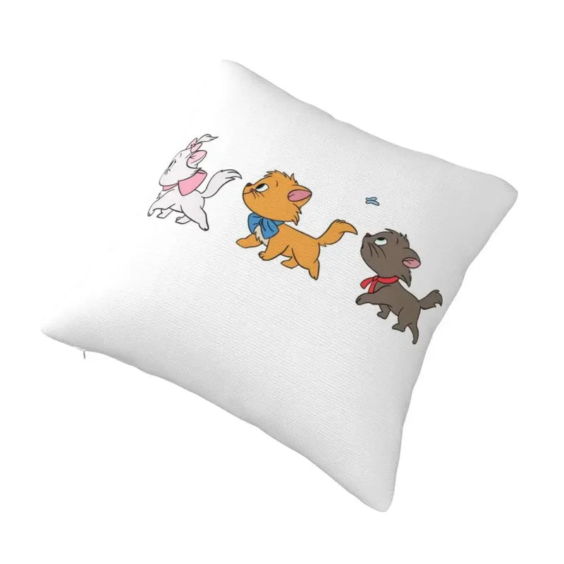 Axyaa Cat Kitten Luxury Pillow Cover Cartoon Animal Cushion Cover