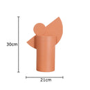 Geometric Resin Vase for Artificial Flowers by Axyaa: Modern Table Decoration