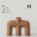 Axyaa Ceramic Art Vase: Modern Home Living Room Flower Arrangement & Decorative Device