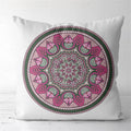 Axyaa Mysterious Pattern Flower Cushion Cover for Home Decor
