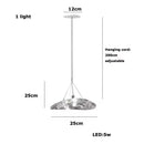 Axyaa Lotus Leaf Pendant Light for Hotel Banquet Hall, Restaurant, Living Room