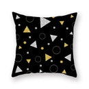 Axyaa Geometric Print Peach Skin Pillowcase for Car, Office, Sofa - Wholesale