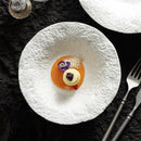Axyaa Stone Pattern Ceramic Plate Set - Specialty Tableware