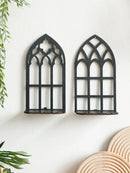 Gothic Hollow Wooden Shelf Wall Decoration for Witch Home Decor by Axyaa