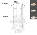 Axyaa Nordic Chandeliers Dining Room Pendant Lights Ceiling Hanging Lamps Home Decor