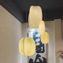 Axyaa Silk Pendant Light: Ancient Wabi Sabi Style for Living Room and Dining Hall
