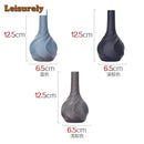 Coarse Pottery Mini Flower Vase Set by Axyaa - Japanese Home Decor & Tea Set Accessories