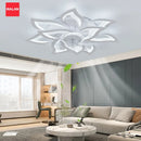 Axyaa Flower Shape Smart Ceiling Fan Lights with Remote Control for Modern Home Decor