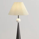 Medieval Fabric Walnut Floor Lamp by Axyaa: Elegant LED Light for Bedroom or Living Room
