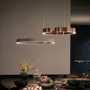 Axyaa Round Ring Chandelier Pendant Light for Dining LED Bedroom Living Modern Nordic Decor