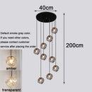 Axyaa Nordic Stair Chandelier, Living Room Pendant Lights, Ceiling Light, Indoor Lighting