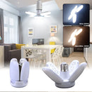 Axyaa LED Foldable Bulb 40 LEDs E27 Warm White Light for Home Ceiling Garage