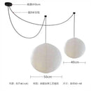 Axyaa Japanese Lantern Style Pendant Light for Modern Home Decor
