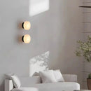 Axyaa Marble LED Wall Lamp Black Gold Copper Sconce Natrual Stone