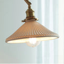 Axyaa Walnut Wood Swing Arm LED Wall Lamps - Nordic Modern Design