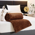 Axyaa Super Soft Flannel Fleece Blanket: Large, Warm Throw for Bed or Sofa