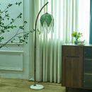 Axyaa Green Tassel Fabric Floor Lamp LED E27 for Home Decoration