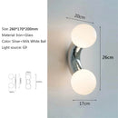 Axyaa LED Wall Lamp: Nordic Minimalist Modern Bauhaus Hotel Dining Living Room Light