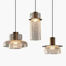 Axyaa Modern Glass Cover Pendant Light Fixture for Restaurant Living Room
