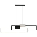 Axyaa Geometric LED Dining Chandelier Pendant Lighting for Modern Home Decor