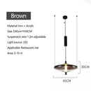 Axyaa Nordic Designer Acrylic LED Pendant Lamp for Modern Home Decor