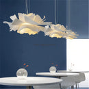 Axyaa Acrylic Flower Chandelier LED Pendant Light for Dining Room & Bedroom
