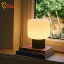 Axyaa Cream Wind LED Table Lamp Touch USB Charging Modern Atmosphere Bedside Lighting