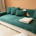 Axyaa Winter Short Plush Sofa Cushion: Non-slip Nordic Style Sitting Cushion
