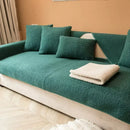 Axyaa Winter Short Plush Sofa Cushion: Non-slip Nordic Style Sitting Cushion