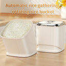Axyaa Rice Box Grain Dispenser Rotating Kitchen Storage Container