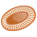Axyaa Oval Plastic Food Baskets Set of 4 - Colorful Reusable Serving Plates
