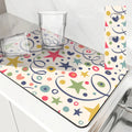 Axyaa Festive Ribbon Kitchen Drying Mat