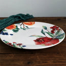 Axya Pomegranate Ceramic Plate Set, 10 Inch, Circular Steak Breakfast Dish