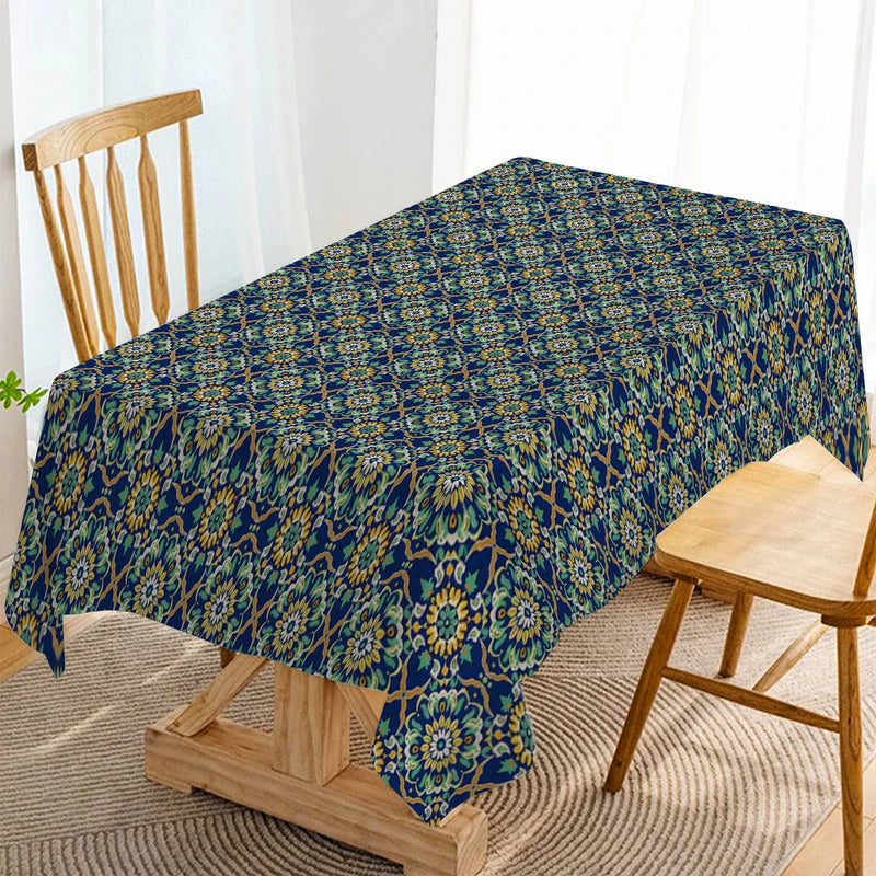 Axyaa Geometric Mandala Bohemia Table Runner - Elegant Dining & Wedding Decor