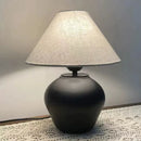 Axyaa Terracotta Ceramic Table Lamp for Home Decor & Lighting