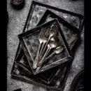 Axya Retro Iron Bread Trays for Easter Desserts, Cakes, and Photography Props