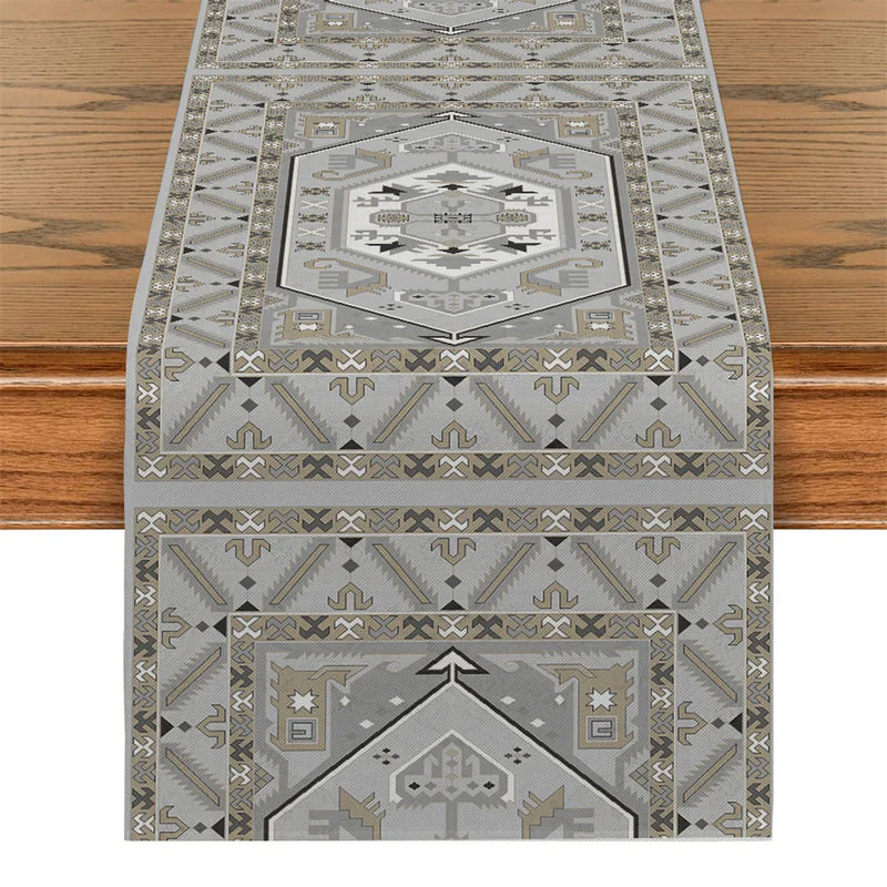 Axyaa Floral Table Flag Runner for Elegant Home Decor