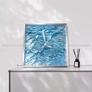 Axyaa 10" 3D Wave Wall Clock - Creative Decorative Tabletop Clock